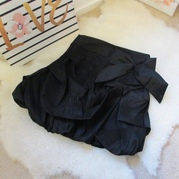 Rampage Ruffled Skirt with Bow - Picture 3 of 10